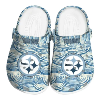 customized pittsburgh steelers sea swirls clogs best selling
