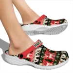 customized portland trail blazers christmas motif clogs best selling