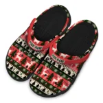 customized portland trail blazers christmas motif clogs best selling