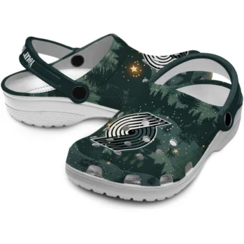 customized portland trail blazers deer nightscape clogs high quality