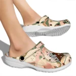 customized portland trail blazers desert cactus pattern clogs best selling