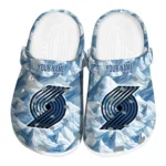 customized portland trail blazers mountain artwork clogs best selling