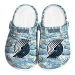 customized portland trail blazers sea swirls clogs best selling