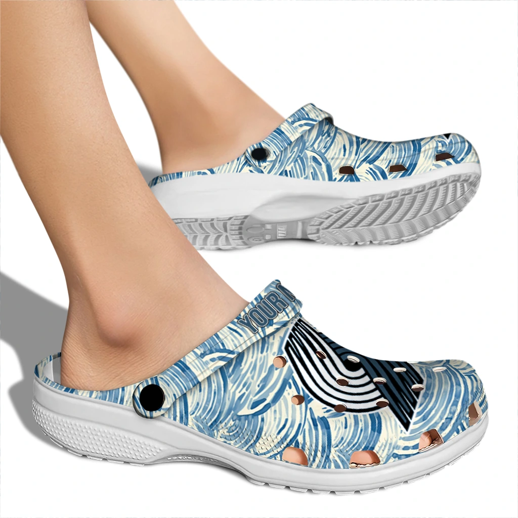 customized portland trail blazers sea swirls clogs fashion forward customized portland trail blazers sea swirls clogs fashion forward