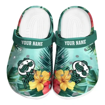 customized pringles hawaii green red clogs best selling hey clogs