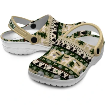 customized purdue boilermakers christmas motif clogs high quality