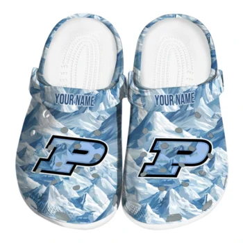 customized purdue boilermakers mountain artwork clogs best selling