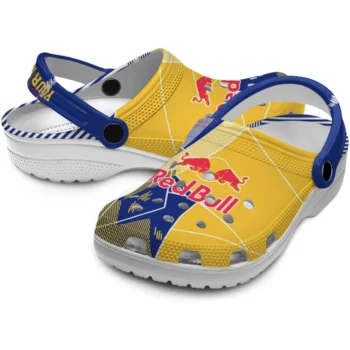 customized red bull mosaic pattern yellow blue clogs high quality hey clogs