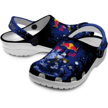 customized red bull skellington night black blue clogs high quality hey clogs