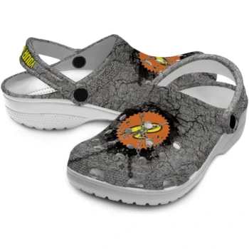 customized reeses cracked texture gray orange clogs high quality hey clogs
