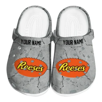 customized reeses snack centerpiece gray orange clogs best selling hey clogs