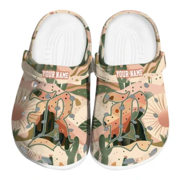 customized rice owls desert cactus pattern clogs best selling