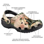 customized rice owls desert cactus pattern clogs best selling