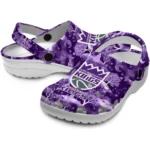 customized sacramento kings snowy hills clogs best selling