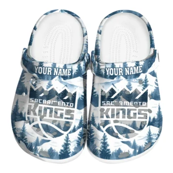 customized sacramento kings snowy mountains clogs best selling