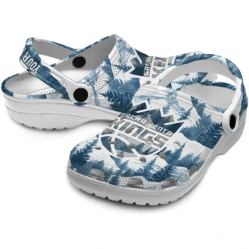 customized sacramento kings snowy mountains clogs high quality