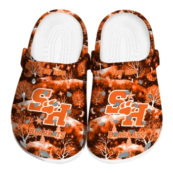 customized sam houston bearkats snowy hills clogs best selling