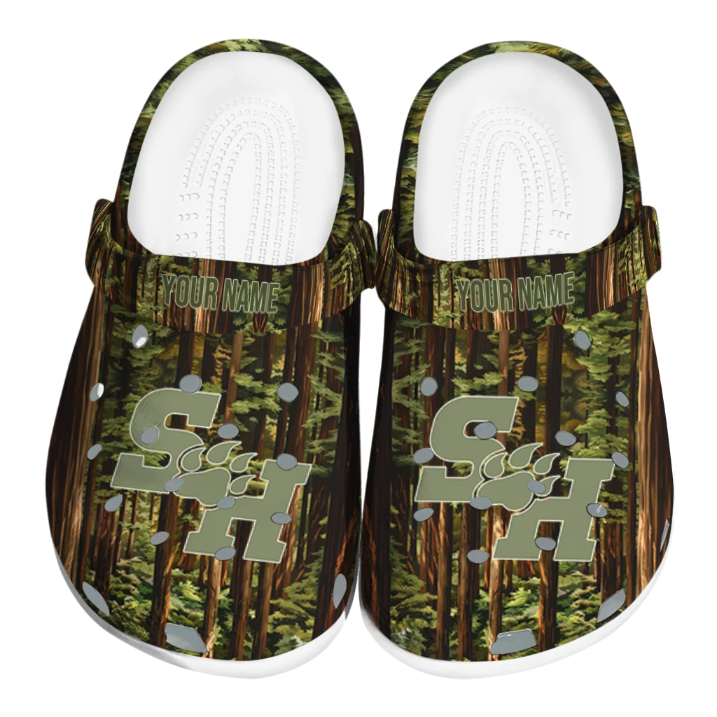 customized sam houston bearkats woods forest designs clogs best selling customized sam houston bearkats woods forest designs clogs best selling