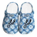 customized san antonio spurs snowflake mosaic clogs best selling