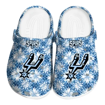 customized san antonio spurs snowflake mosaic clogs best selling