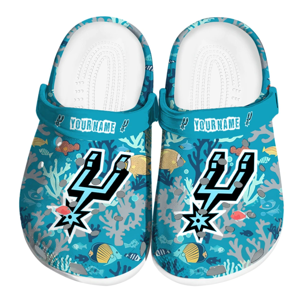 customized san antonio spurs tropical fish ocean clogs best selling customized san antonio spurs tropical fish ocean clogs best selling