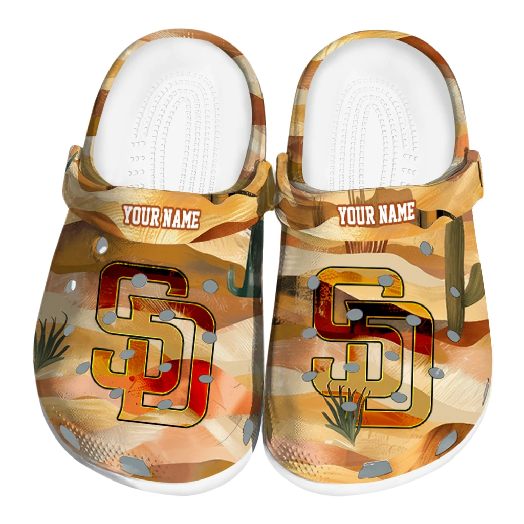 customized san diego padres desert layers clogs best selling customized san diego padres desert layers clogs best selling