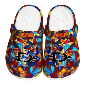 customized san diego state aztecs prism pieces clogs best selling