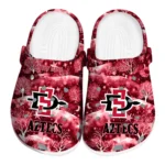 customized san diego state aztecs snowy hills clogs best selling