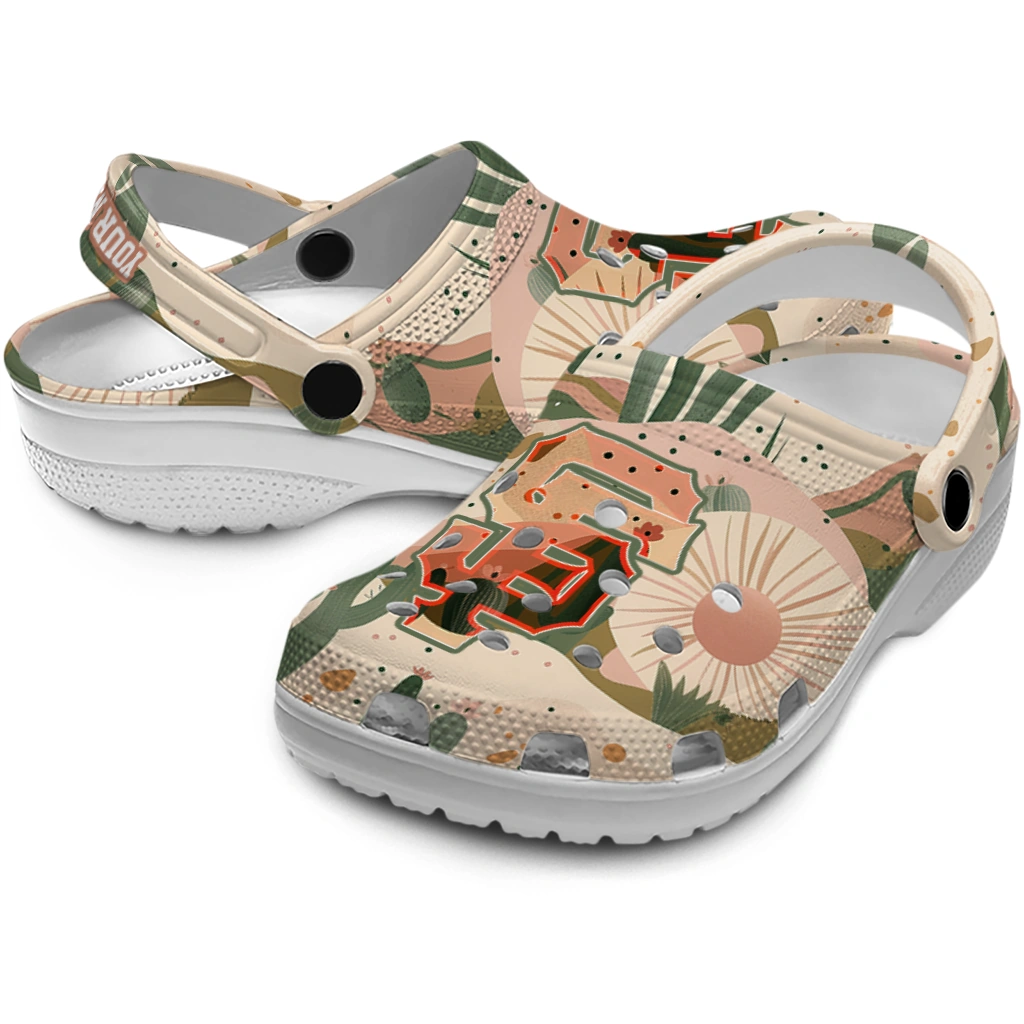 customized san francisco giants desert cactus pattern clogs high quality customized san francisco giants desert cactus pattern clogs high quality
