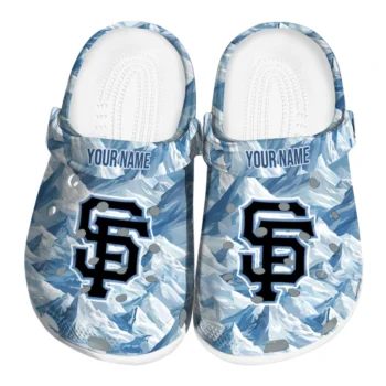 customized san francisco giants mountain artwork clogs best selling