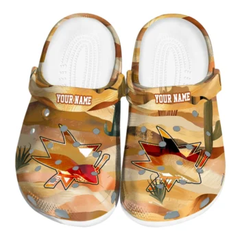 customized san jose sharks desert layers clogs best selling