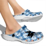 customized san jose sharks snowflake mosaic clogs best selling