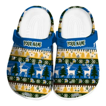 customized san jose state spartans christmas motif clogs best selling