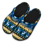 customized san jose state spartans christmas motif clogs best selling