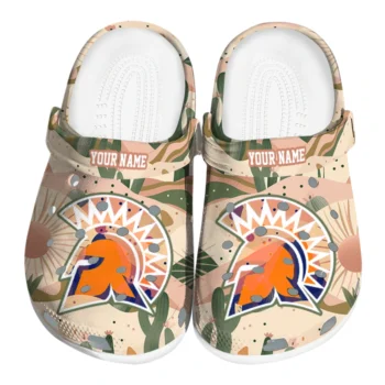 customized san jose state spartans desert cactus pattern clogs best selling