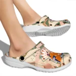 customized san jose state spartans desert cactus pattern clogs best selling