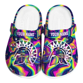 customized san jose state spartans swirling mushrooms clogs best selling