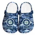 customized seattle mariners snowy hills clogs best selling