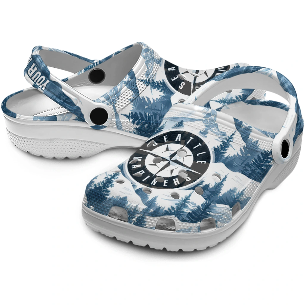 customized seattle mariners snowy mountains clogs high quality customized seattle mariners snowy mountains clogs high quality
