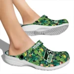 customized seattle seahawks tropical leaves clogs best selling