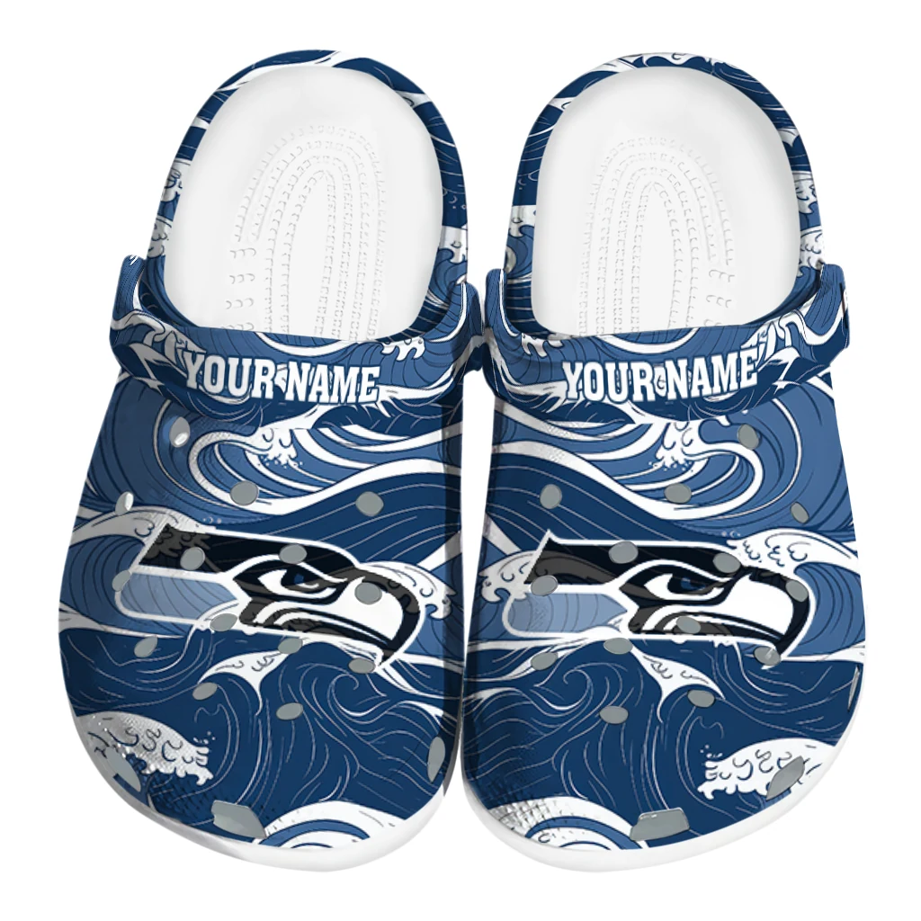 customized seattle seahawks wave flow clogs best selling customized seattle seahawks wave flow clogs best selling