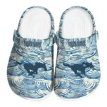 customized smu mustangs sea swirls clogs best selling