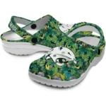 customized south alabama jaguars tropical leaves clogs best selling