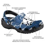 customized south alabama jaguars wave flow clogs best selling