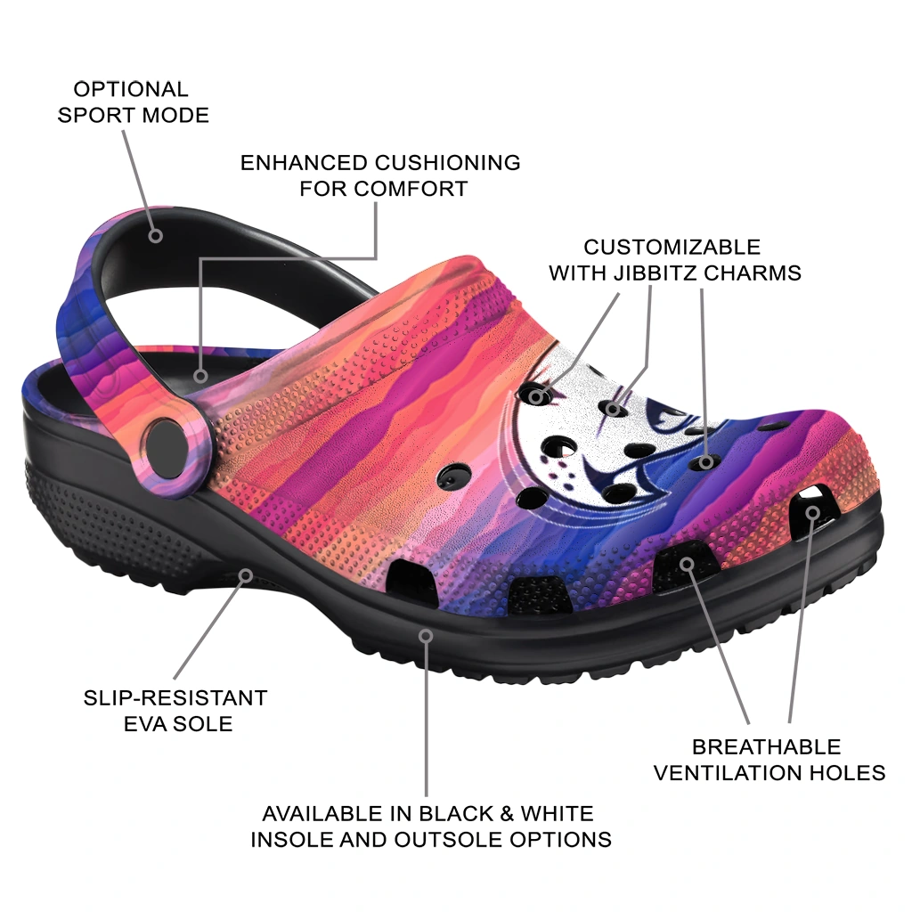 customized south alabama jaguars wavy stripes clogs new arrival customized south alabama jaguars wavy stripes clogs new arrival