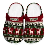 customized south carolina gamecocks christmas motif clogs best selling