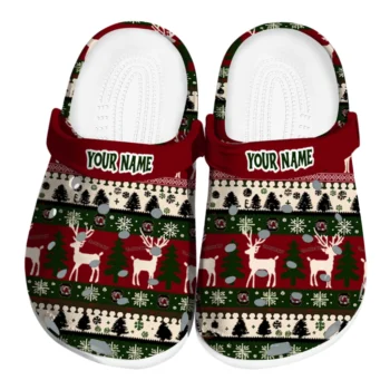 customized south carolina gamecocks christmas motif clogs best selling