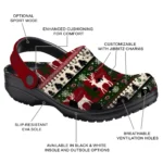 customized south carolina gamecocks christmas motif clogs best selling