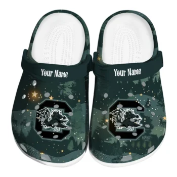 customized south carolina gamecocks deer nightscape clogs best selling