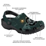 customized south carolina gamecocks deer nightscape clogs best selling
